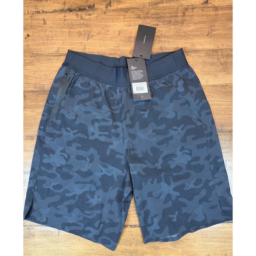 Ten Thousand Interval Short 9" Unlined Black Camo Mens Small -BLKCAMO